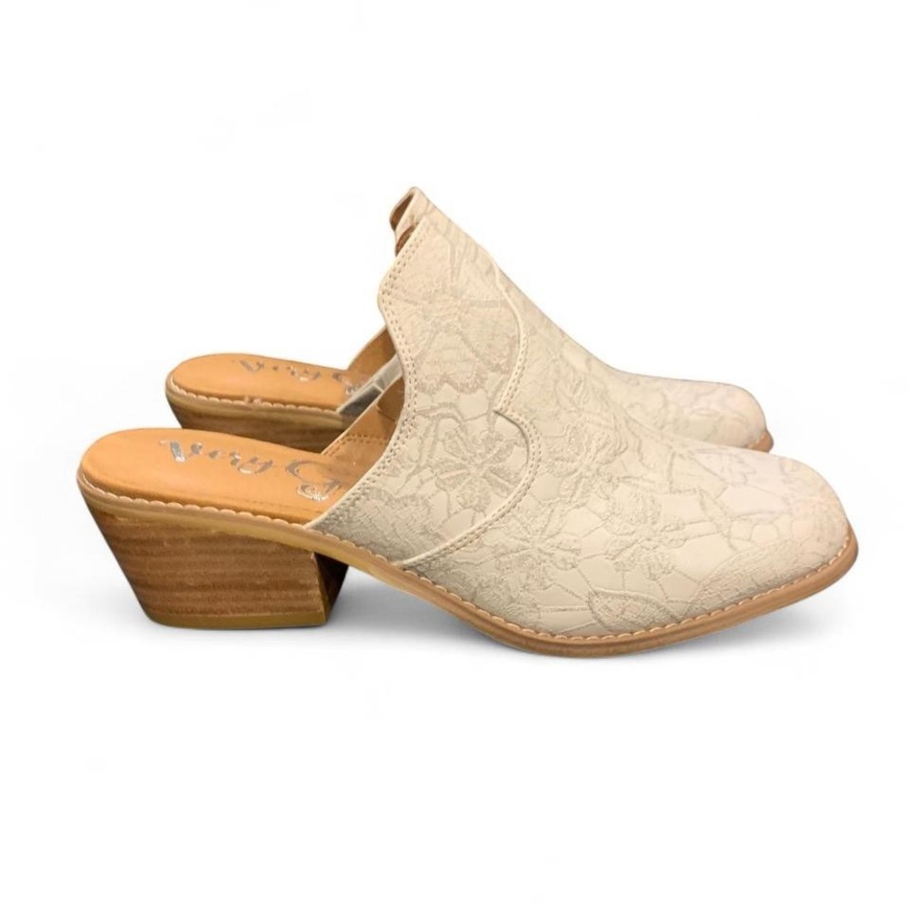 Cream Women's Mules